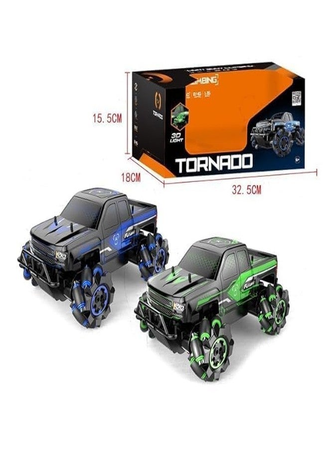 JALKAR RC Tornado 3D Hummer Racing Car 360 Degree Off Road Monster Truck Rock Car Vehicles Stunt Movement Tornado Car with 2.4ghz Remote Control Light for Kids Pack of-1 - Image 5